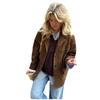 European-American Women's Retro Suede Jacket - Hot-Selling Casual Fashion