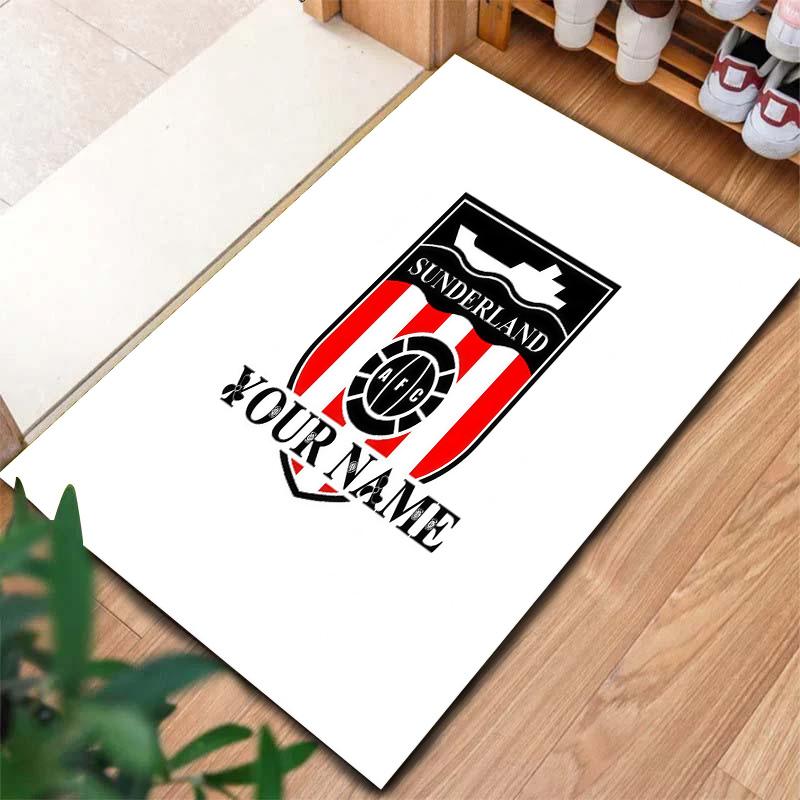 Sunderland futbolo klubo individualaus pavadinimo kilimas svetainei, miegamajam, namų sofos dekoravimui, vaikų žaidimų neslystanti grindų danga