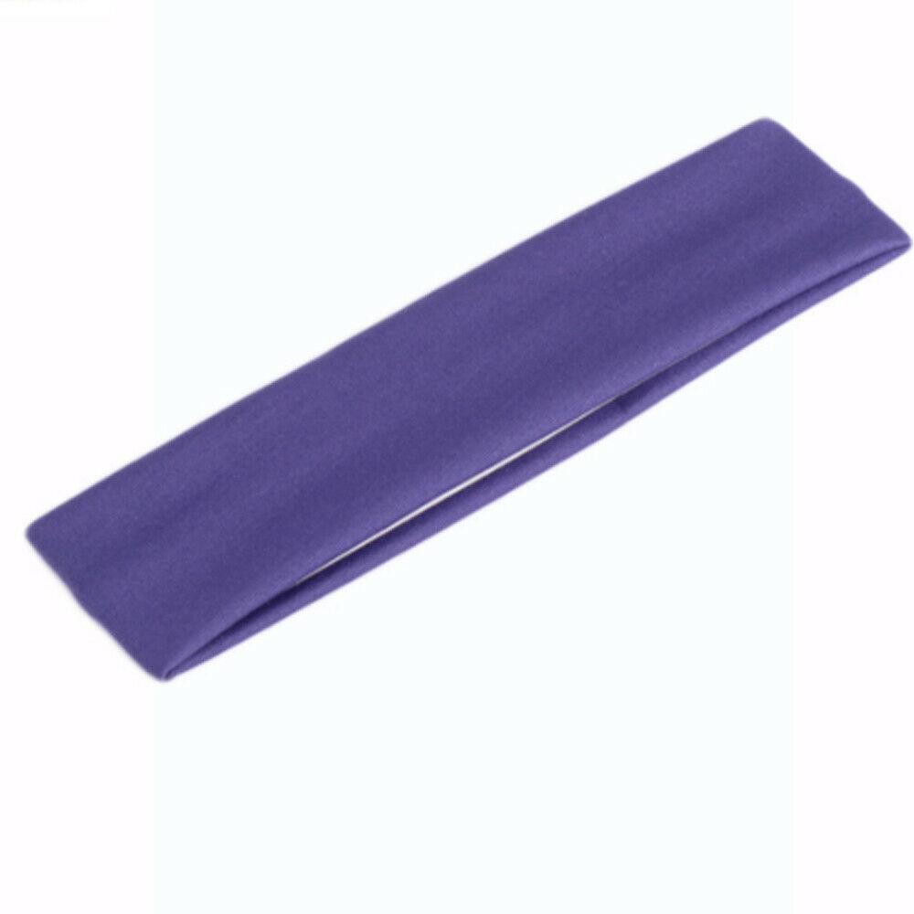 New Fashion Women Ladies Sport Sweatband Headband Yoga Gym Stretch Basketball Hair Band Headwear Black White Pink Red