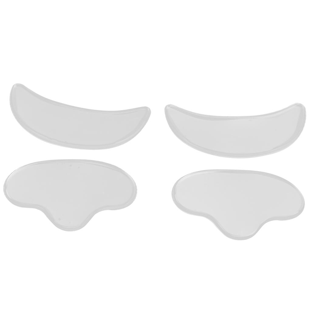 4Pcs Silicone AntiWrinkle Sticker Reusable Facial Eye Fine Line Removal Beauty Pads