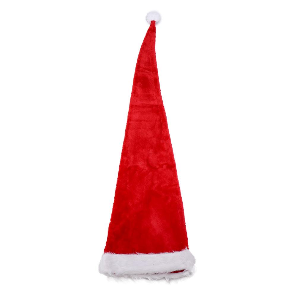 Hat Santa Claus New Year Decoration Christmas Hat Christmas Decoration Plush Hat Long Christmas Cap