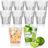 HeY LiLac 248ML Trinkgläser Stapelbare Weingläser Tumbler Gläser Wiederverwendbarer Bar-Trinkbecher Für Bier Saft Milch Kaffee