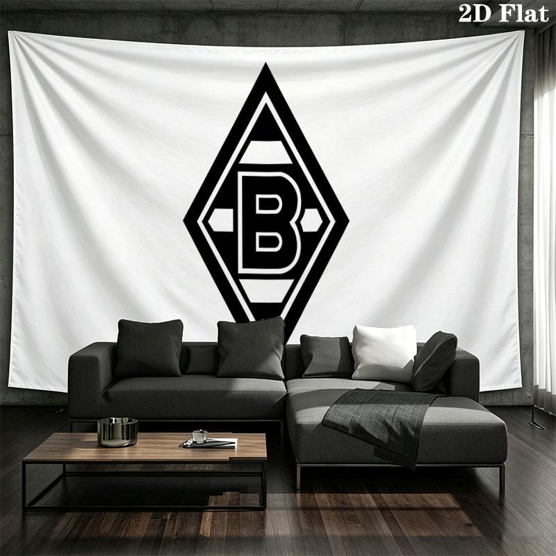 Borussia Monchengladbach Wall tapestry, aesthetic printed fabric blanket, suitable for bedroom, living room, and home decor.