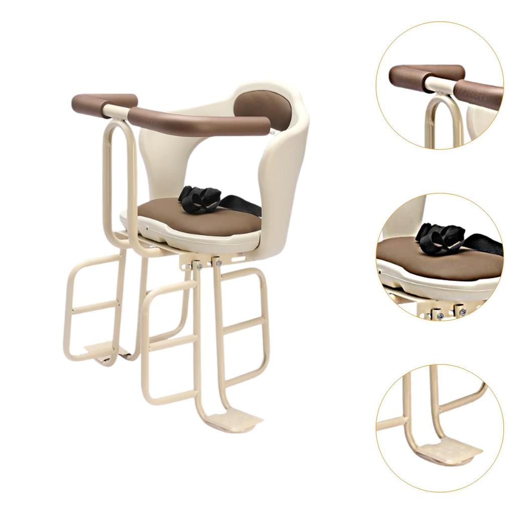Rear Mount Bicycle Child Seat Kid's Bike for Electric Cycling Guardrail