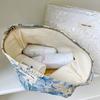 Women's Makeup Bag Fashion Floral Print Zipper Cosmetic Bag Travel Toiletry Pouch Makeup Portable Large Capacity Storage Bag