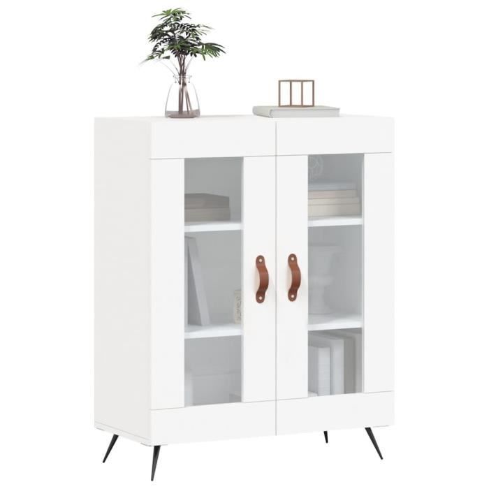 VidaXL Buffet blanc 69,5x34x90 cm bois d'ingénierie 827756