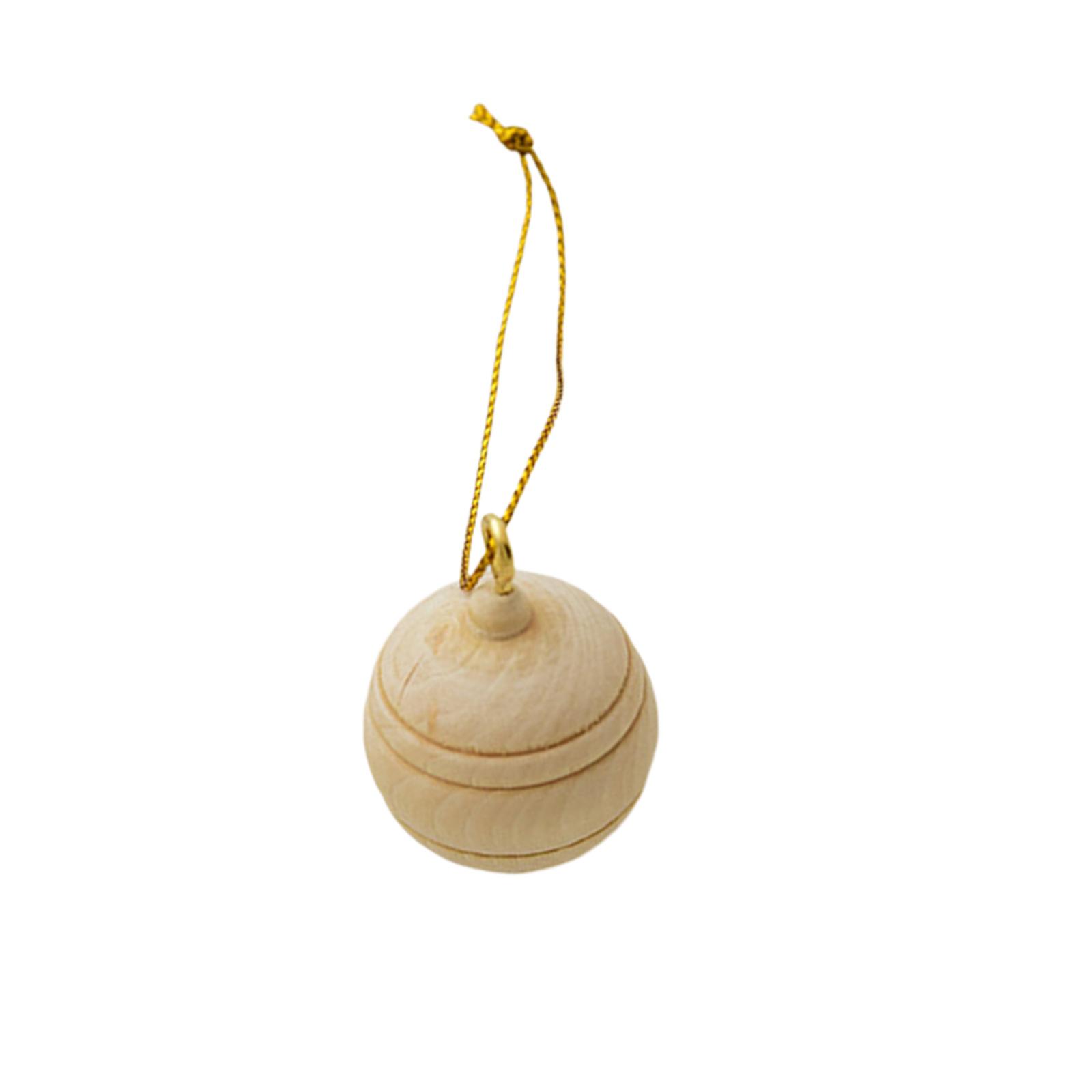 Christmas Wooden Ornaments With Bells And Ornaments One Size