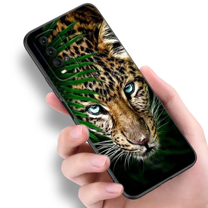 Animal Fox Wolf Flowers Phone Case For Xiaomi Redmi Note 5 6 9T K20 K40 K50 Pro 7A 8A 9A 9C 9i 10A 10C A1 S2 TPU Black Cover