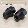 Motorcycle Mirror Conversion Screw M8 M10 Pair Black 10MM 8MM Rearview Mirrors Conversion Bolt Clockwise Universal Modified Part