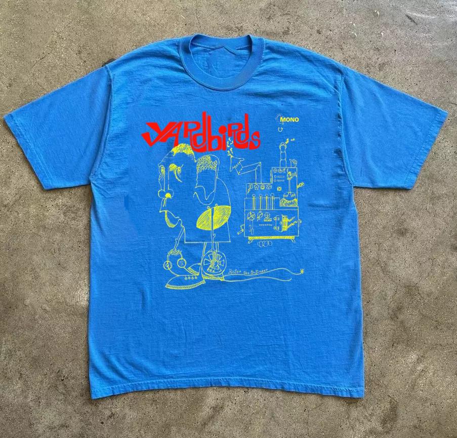The Yardbirds Band Roger The Engineer Blue  Full Size S-5XL SS612 Unisex T-Shirt XXL