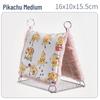 Parrot Warm Tiger Skin Hammock: Thickened Velvet Cotton Nest & Bird Toy for Winter