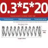 Spring Steel Pressure Return Spring Assortment 0.3/0.4mm Wire Dia 5-20mm Length for Hobbyist Craft Making Projects