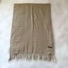 Used Cashmere Large Pashmina Stole Beige