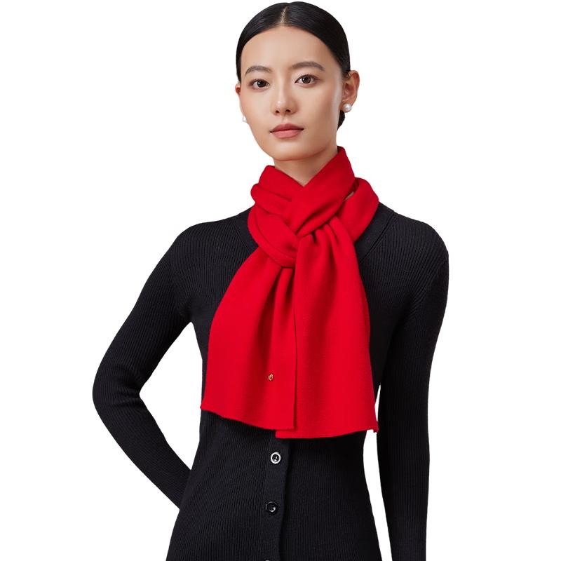Shanghai Story Women's 100% Wool Knit Scarf