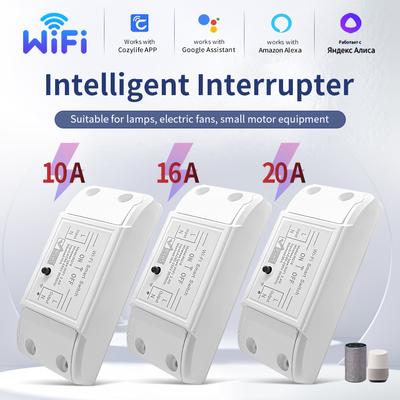 Cozylife WiFi Smart Switch Wireless Control Switch Relay Breaker Remote Voice Control Smart Home Work With Alexa Google Home