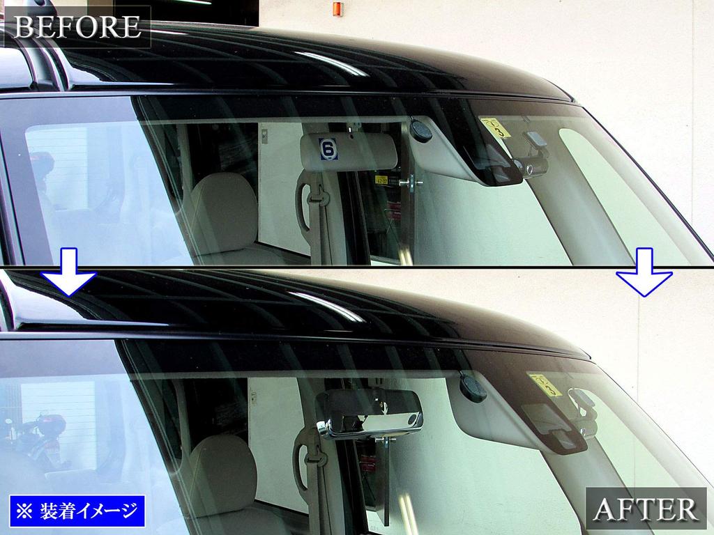 BRIGHTZ ek Space Custom B11A Chrome Rearview Mirror Cover B11 B 11 ek Space Custom Space Custom [ROOM-MIR-007]