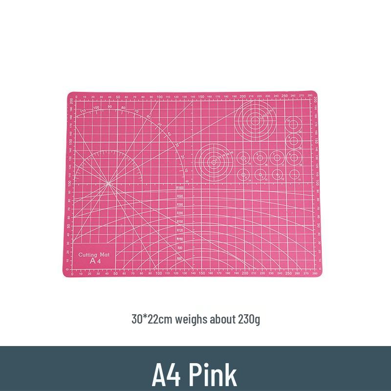 A4 Professional PVC Cutting Mat Board for Design & Engraving with Knife Scale