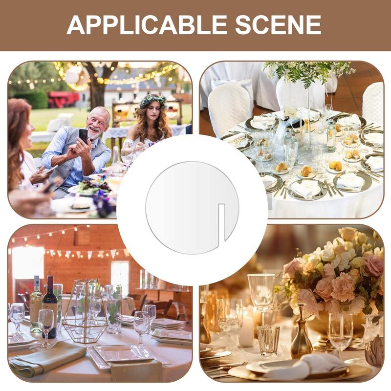 Vinglass Navnelapper 30 STK Fest Drikkeetiketter Sirkler Glassmarkører & Anheng DIY Drikkeetikett Fest Drikkeetiketter Sirkler For Fest