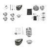 Stainless Steels Cups Plates Forks Spoons Camping Cutlery Set Outdoor Cooking Tableware with Plates Bowls Easy To Use