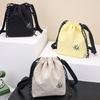 Lightweight Nylon Bucket Bag Large Capacity Crossbody Bag Simple Drawstring Shoulder Bag  Daily