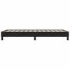 Box Spring Bed without Mattress Black 100x210 cm Velvet