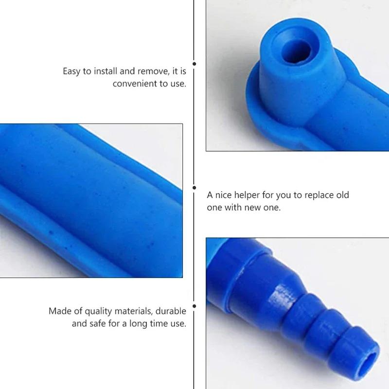 1/2/5Pcs Car Brake Fluid Oil Exchange Pump Empty Drained Oil Bleeder Blue Fluid Oil Connector Auto Oil Filling Accessoires