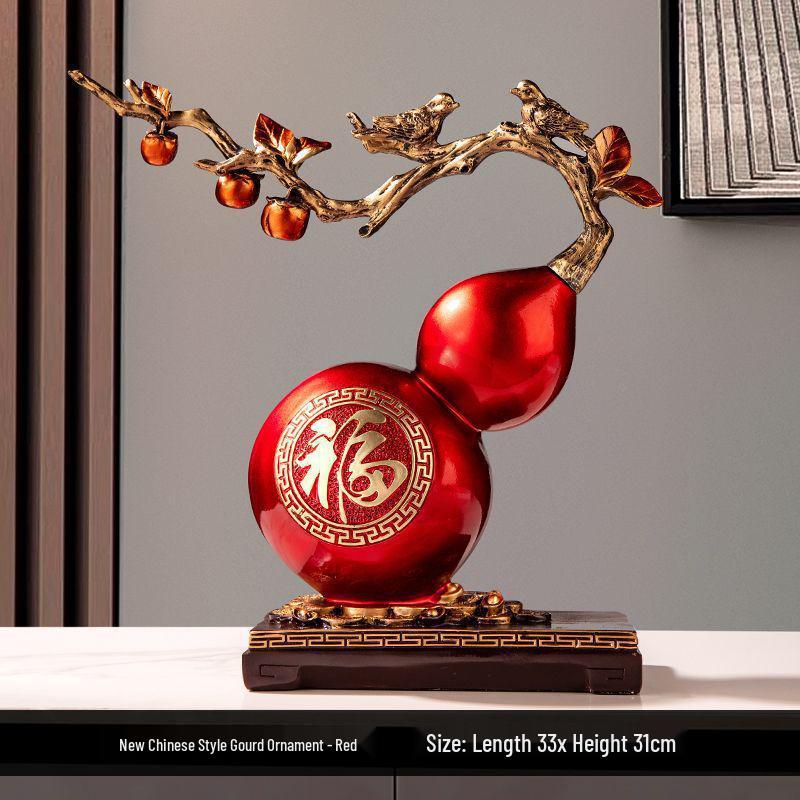 Ornamenti da Tavolo di Lusso per Armadio del Vino per Soggiorno o Ufficio - Nuovo Stile Cinese Decorazione Regalo
