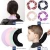 Silicone Stylist Cutting Collar Hair Dyeing Shawl Waterproof Neck Cape Wrap Cover Barber Hairdressing Hair Coloring Accessories