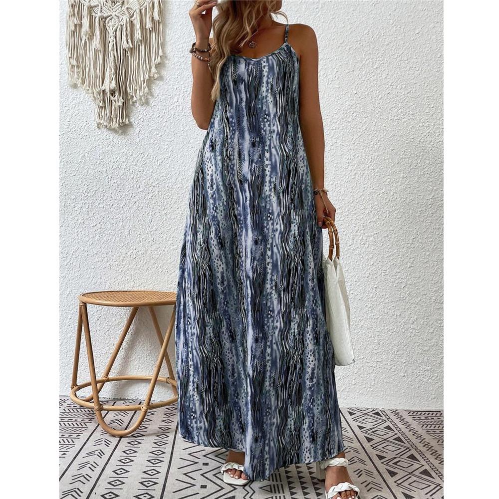 

Женские модные летние коктейльные платья без рукавов с глубоким v-образным вырезом для женщин вечерний сарафан пляжное платье на бретельках S серый