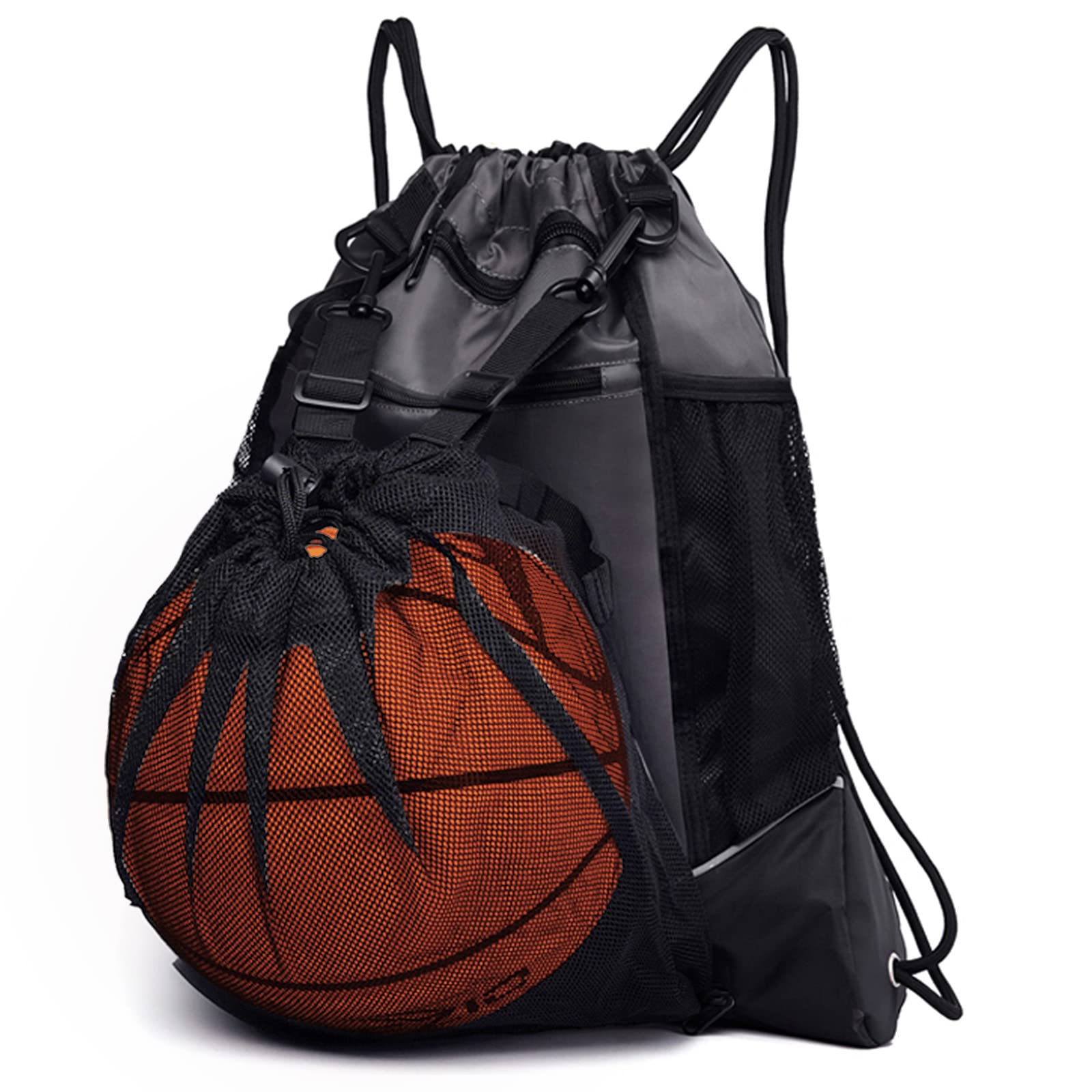 

Basketball Ball Ball Gym Sports Large Perfect for Club and with Mesh Pouch Bag, Bag, Backpack, Basketball/Soccer Case, Sack, Knapsack, Bag, Capacity,