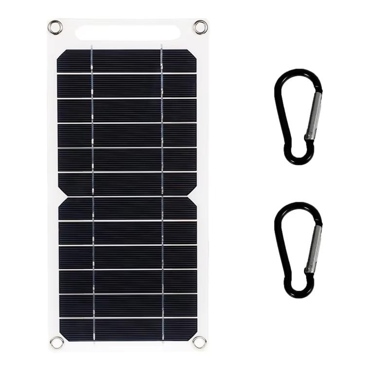 

Solar Panel 30W USB Type-C Waterproof Outdoor Hiking Camping Portable Battery Mobile Phone Charging Bank Charging Panel 6.8V чорний