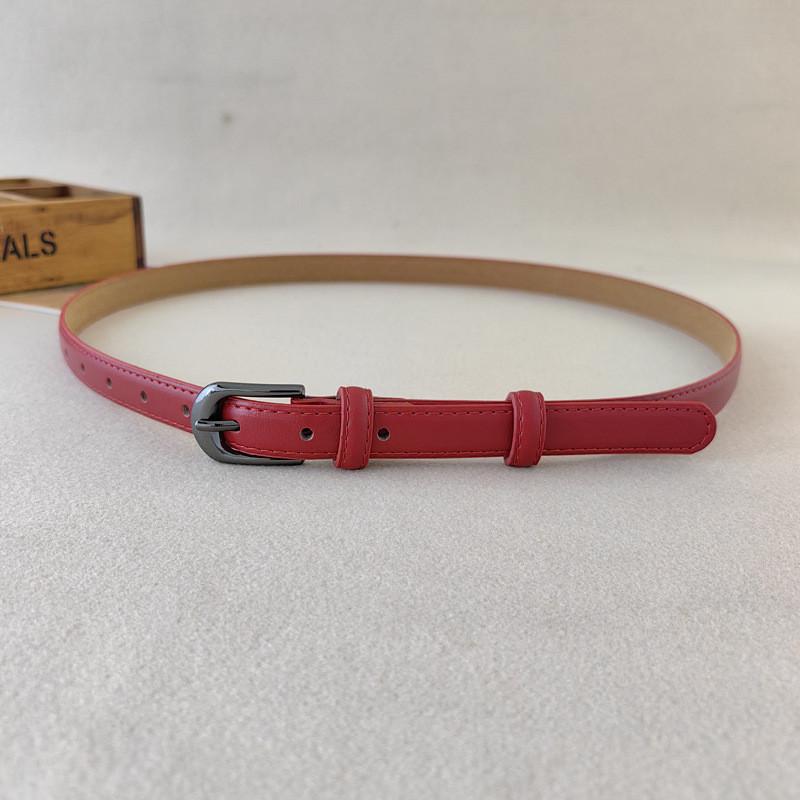Minimalist Pu Leather Belt For Women With Alloy Buckle Suitable For Work And Daily Use