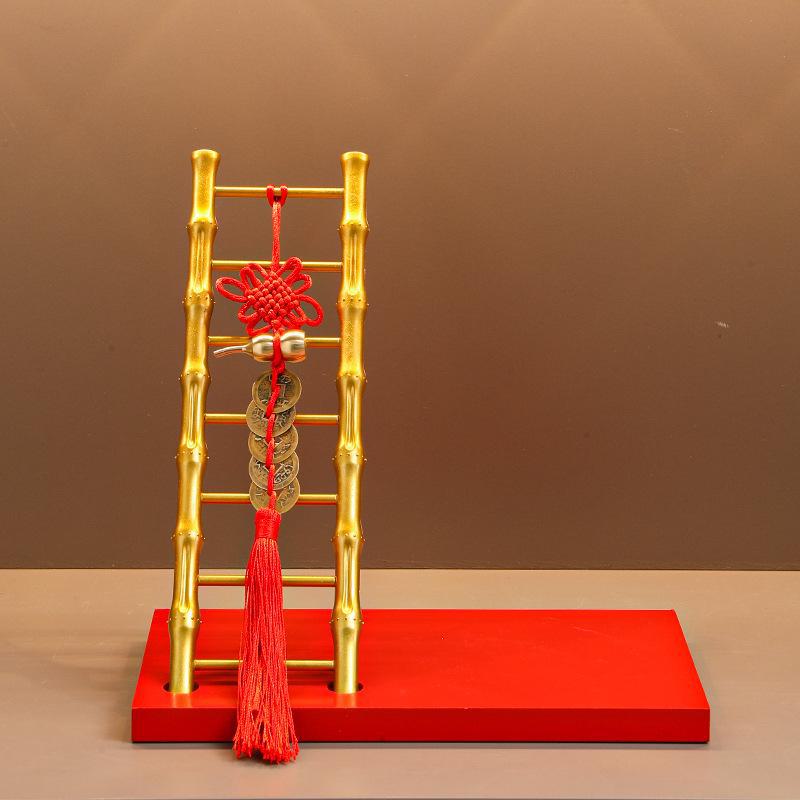 Bamboo Water Drop Key Holder and Accessory Rack for Entryway