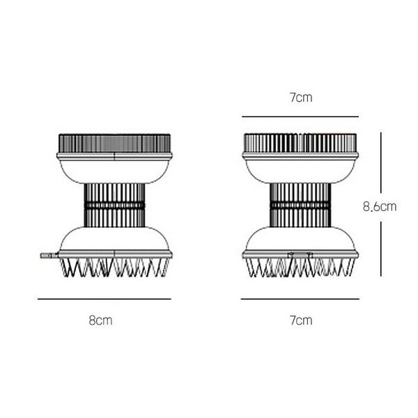 Dingdongpet Pet 2in1 Massage Shampoo Brush, Mint, 1 Piece, Korean Pet Shampoo