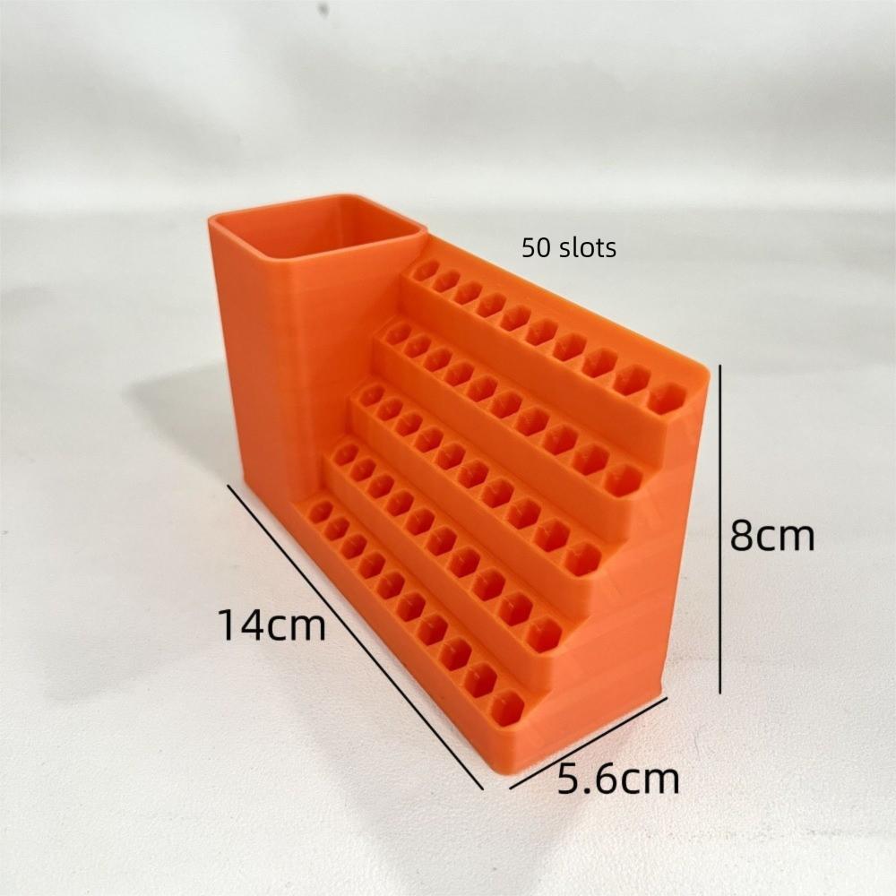 20/50Holes Screwdriver Bit Storage Tool Plastic Save Space Hexagonal Screwdriver Storage Rack