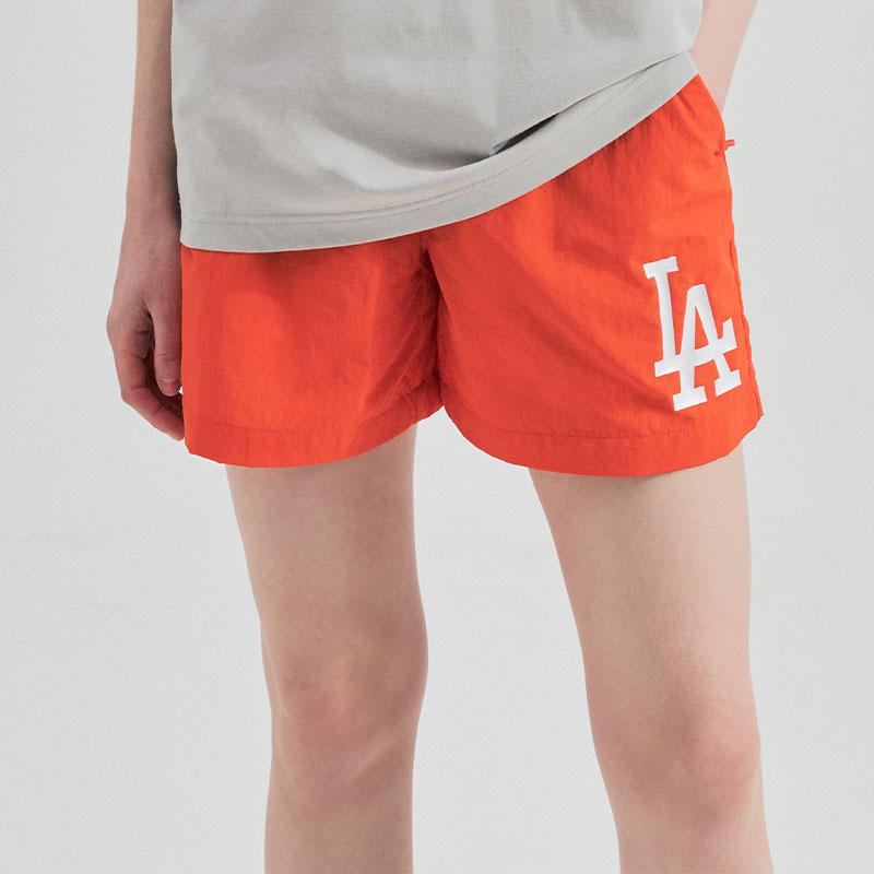 New MLB Los Angeles Dodgers Casual Shorts Unisex Orange 3ASMB0243-07ORD