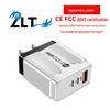 Universal Power Adapter Charger with 1 USB and 2 PD Ports for US, EU, UK, AU Specs