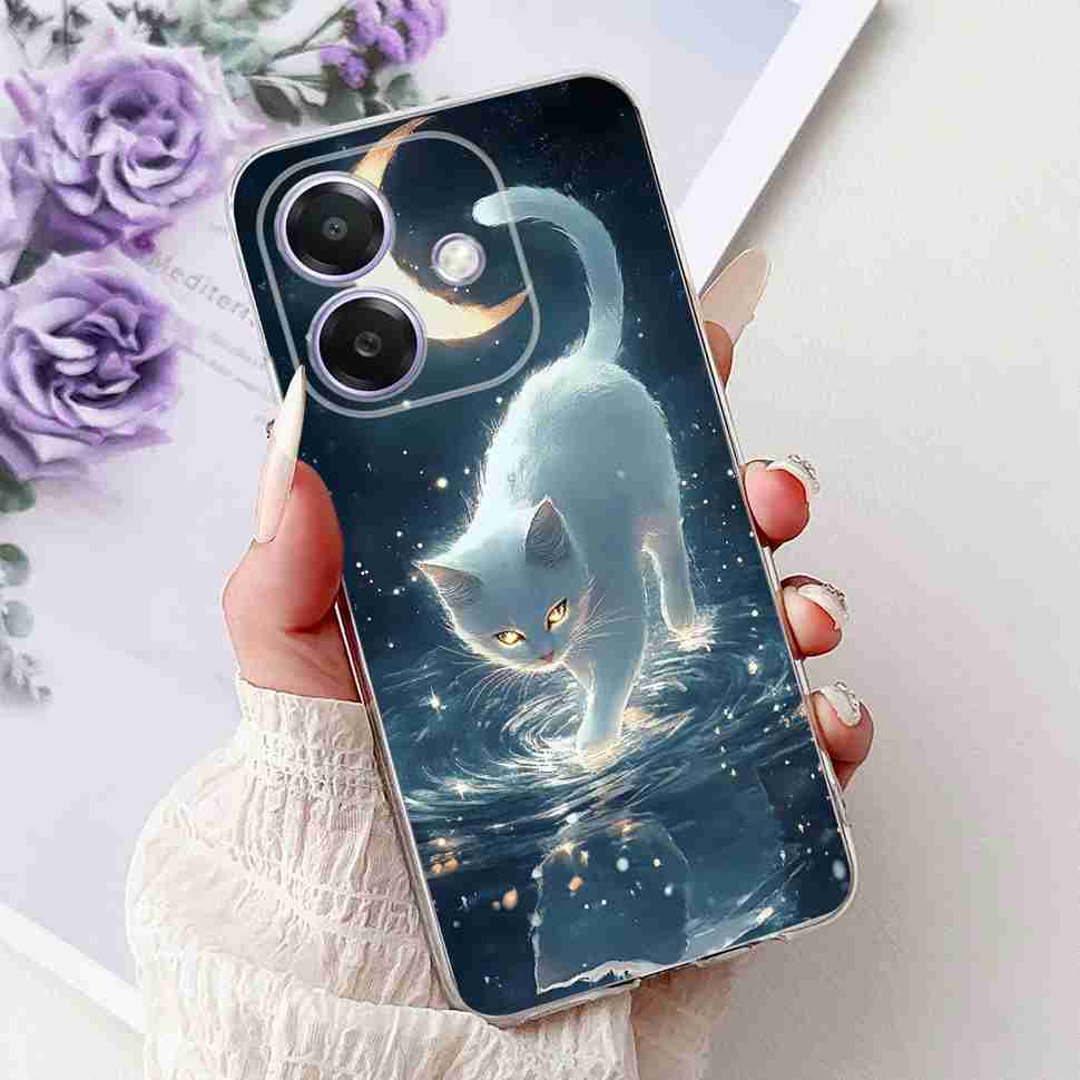 For Oppo A3 4G CPH2669 Funda Popular Painted Soft Silicone Phone Case For Oppo A3X A3 X 5G CPH2681 Back Cover Casing