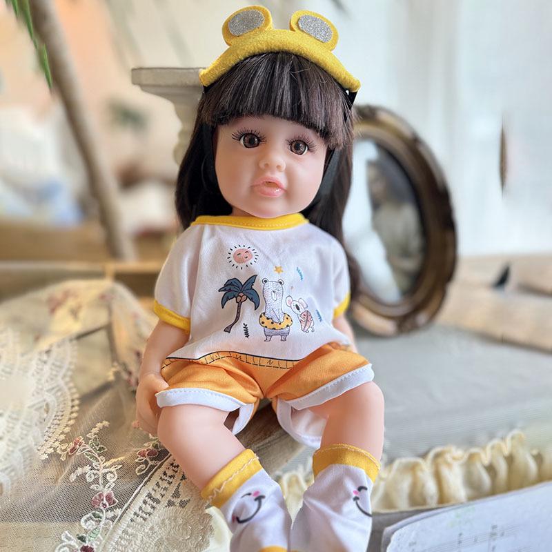 30cm Korean Style Dreamy Ballet Reborn Baby Doll - Play House Toy for Girls
