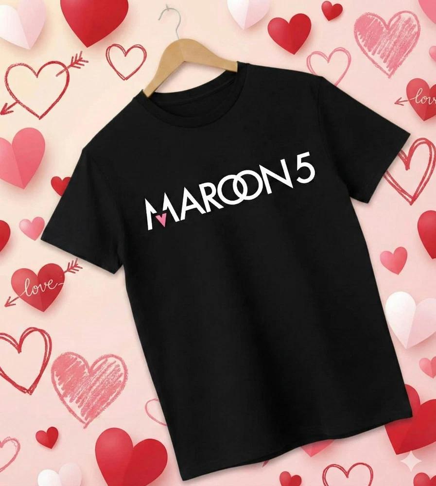 Maroon 5 Tshirt Black Tee Top Concert Tour Merch 2026 Uk Festival