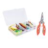 22Pcs Box Artificial Simulation Hard Soft Mixture Lure Bait Set with Plier Fishing Tackle