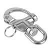 Homyl Swivel Eye Snap Shackle 316 Stainless Steel Marine Boat