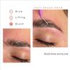 20Pcs Mini Eyebrow Brush Brow Perm Brush Disposable Brow Lifting Brushes Bendable Micro Eyelash Brush Applicators Makeup Tool