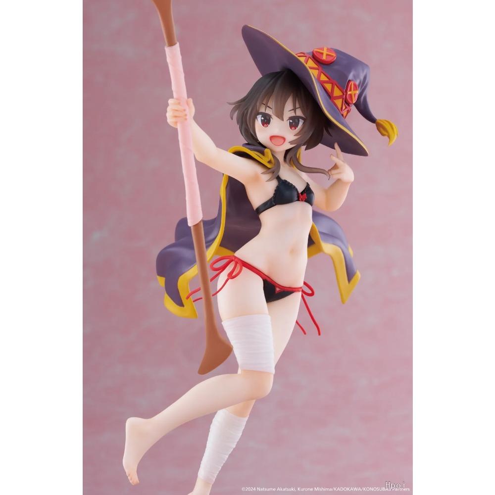 18CM Anime Kono Subarashii Sekai ni Shukufuku o! Megumin Figure Swimsuit Style Standing Model Toy Doll Aciton Figure PVC