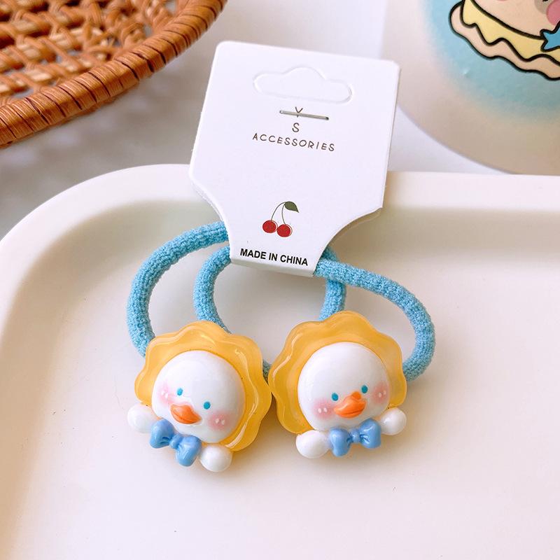 2pcs Elastic Hair Bands for Baby Girls Candy Color Hair Ring Hair Rope Children Headwear Kids Toddler Accessories