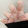 Pure Handmade Phototherapy Wearer In Wonderland Finished Product Reusable Nail Art Patches