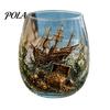 Gifts for Whiskey Lovers Octopus Pirate Glass, Sea Creature Tentacle Engraved Tumbler, Embossed Nautical Maritime Style Gift Father Rocks Glass