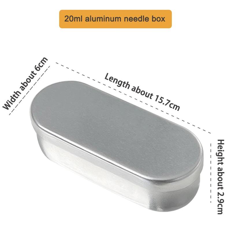 Muti-sizeThicken Aluminum Storage Box Sterilizer Box Dental Nail Tool Tray Container Thermometer Disinfection Organization