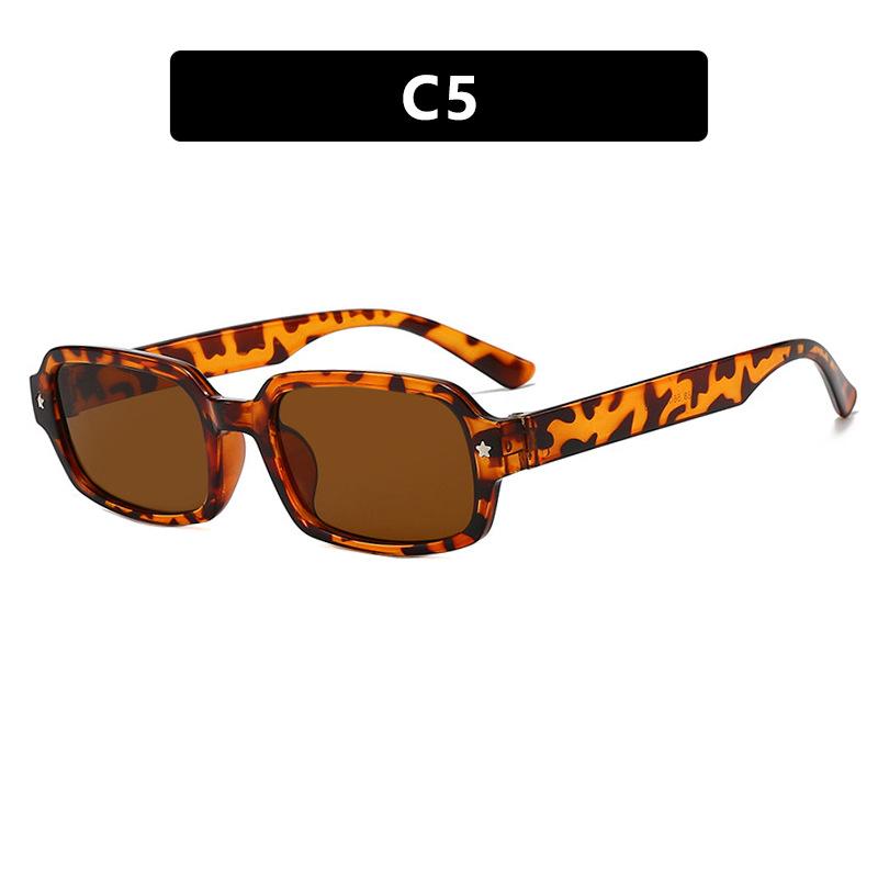 Classic Brand Designer Luxury Small Frame Square Sunglasses Women For Men Vintage Punk Sun Glasses Popular Hip Hop Shades Uv