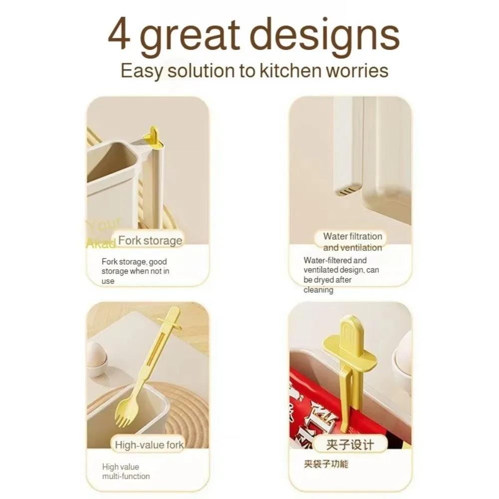 Portable Lazy No Wash Instant Noodle Bowl Multifunctional with Fork Instant Noodle Container High-temperature Resistant